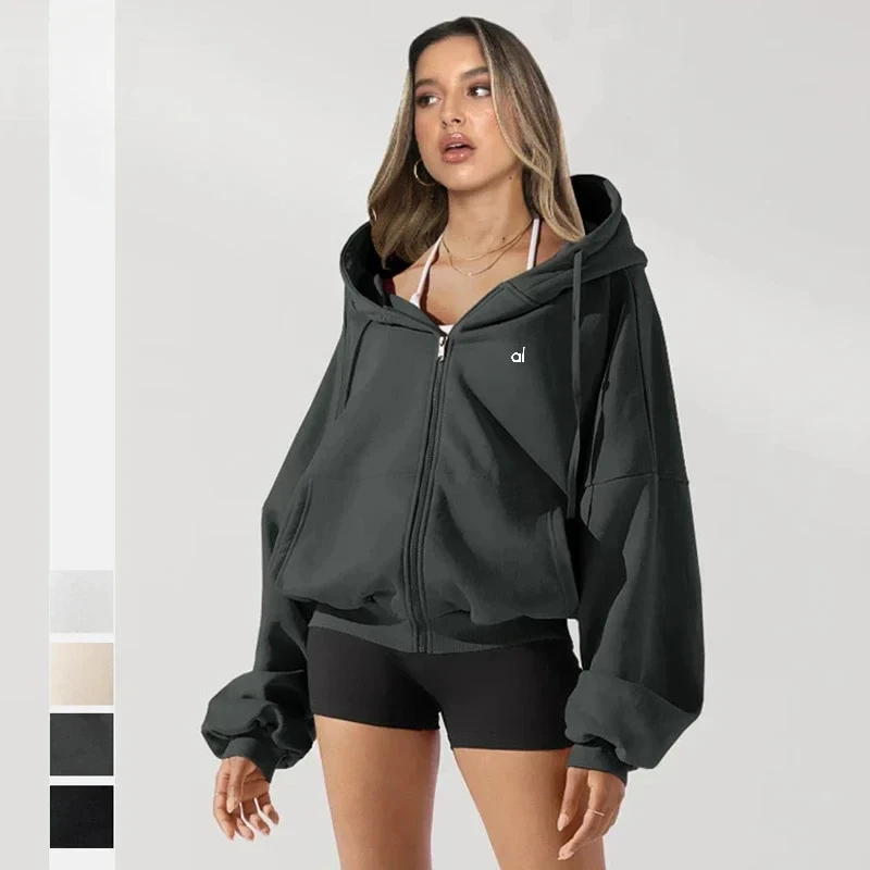 AL-Hooded-Jacket-Winter-Women-Clothing-Casual-Outdoor-Sports-Jacket-Women-Autumn-Long-Sleeved-Cardigan-Jacket